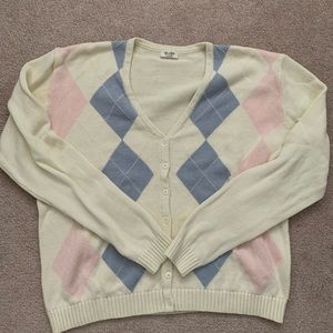 Brandy Melville argyle sweater